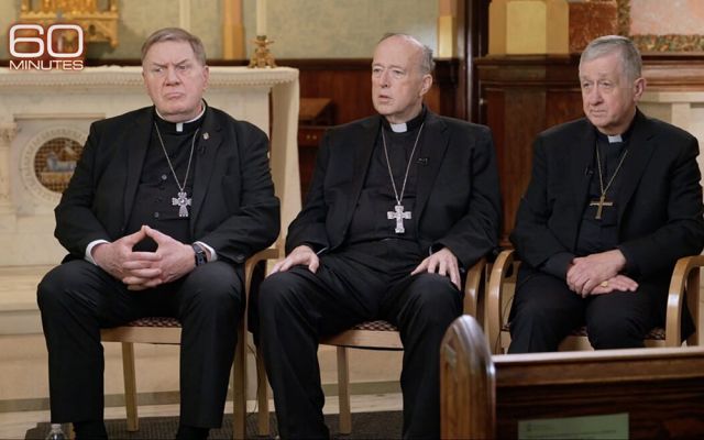 CARDINALS TOBIN MCELROY CUPICH 60 MINUTES